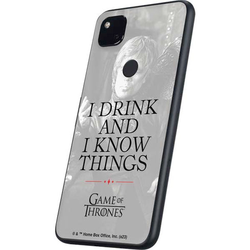 Game of Thrones: Tyrion Lannister Quote Google Pixel 4a Skin